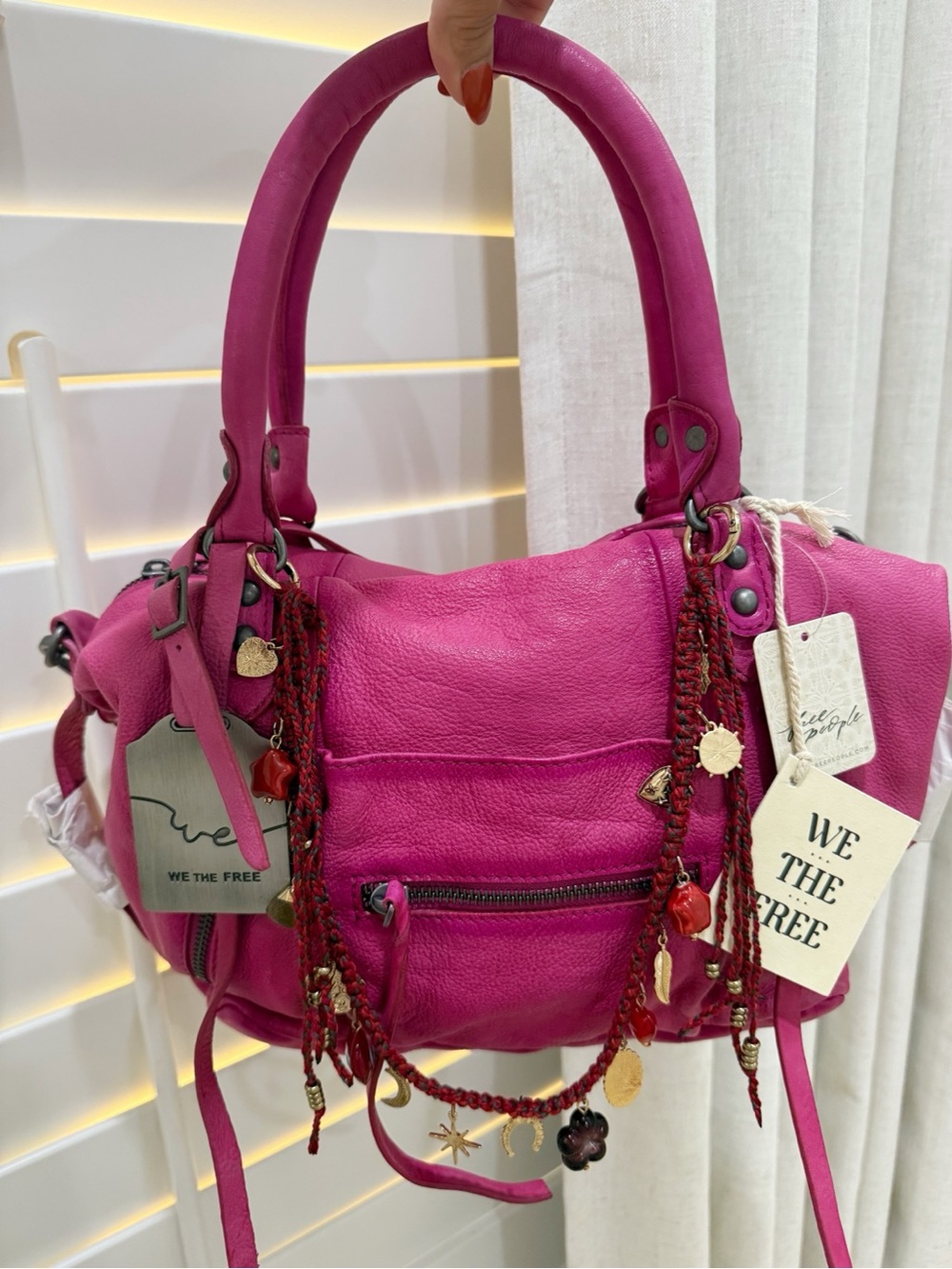 We The Free Baby Emerson Tote Bag Very Berry